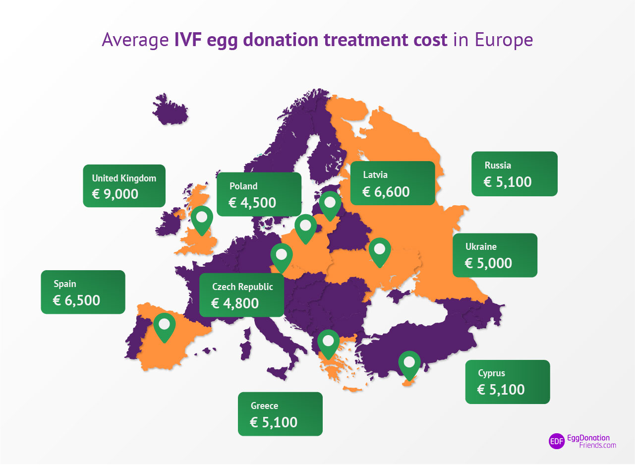 Egg donation abroad cost