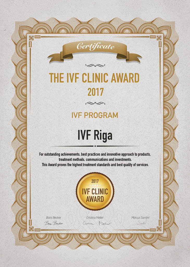 ivf clinic award 2017 